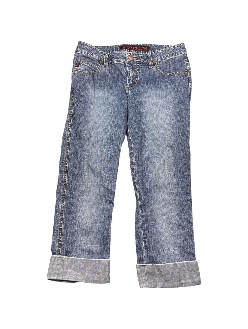 Mudd Y2K Low Rise Cuffed Capri Jeans